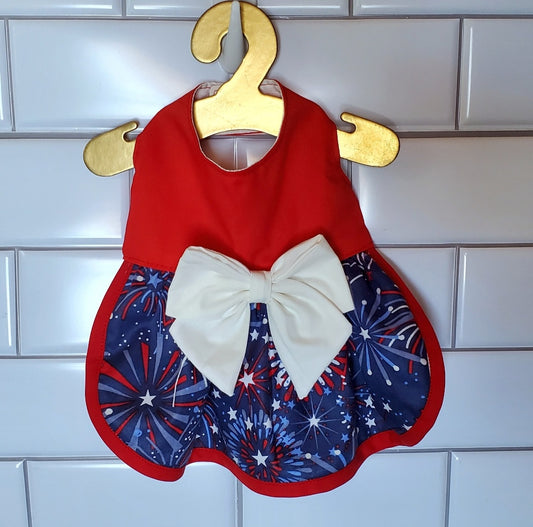 Fireworks Dog Dress